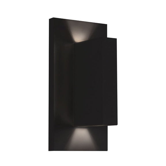 EW22109-BK-Kuzco Lighting-Vista - 7W LED Outdoor Wall Mount-5.5 Inches Tall and 1.13 Inches Wide-Black Finish