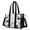 Scribble Dogs, variant on Teacher Tote Bag,Scottish Terrier Teacher Utility Tote Bag,Large Work Tote Bags for Women with Multiple Pockets,Top Zipper Closure,13.8x10.6x6.7 Inch