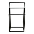thumbnail image 6 of Aukfa Metal 3 Tiers Freestanding Towel Rack for Bathroom Outdoor - Black, 6 of 8