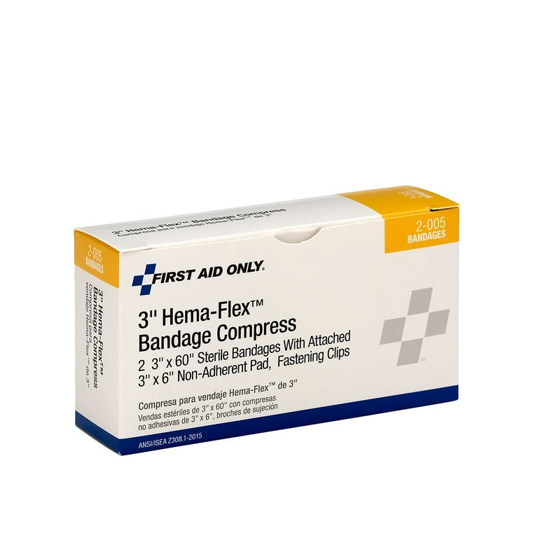 Compress Bandages, 3 x 2, 2/Box Compress Bandages, 3 x 2, 2/Box