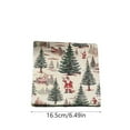 thumbnail image 3 of TanSiDing 20pcs Festive Christmas Tree Paper Napkins, Eco-Friendly Biodegradable Dinner Napkins for Holiday Table Decor, Party Supplies, Family Gatherings, and Seasonal Celebrations, 3 of 6