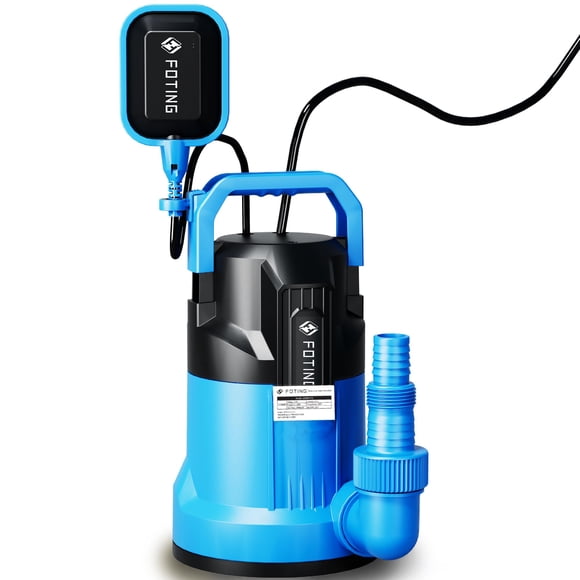 Bomba de agua sumergible FOTING 2025 4900GPH 1/2HP con flotador