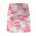 thumbnail image 3 of Women's Athletic Stretchy Pleated Tennis Skirts with Inner Shorts for Running Yoga Golf, Camouflage Print for Casual Sport Wear, Lightweight and Quick-Dry,Pink,Size 3XL, 3 of 4