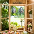 thumbnail image 4 of Taicans Easter Egg Sun Catcher 7.9in,Stained Glass Style Window Hanging Decor with Bunny,Floral & Colorful Eggs Design,Spring Easter Home Ornament for Party,Kids Room Gift,Indoor Outdoor Decor, 4 of 6