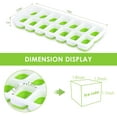 thumbnail image 3 of Ice Cube Trays With No-spill Removable Lid,easy-release Silicone And F, 3 of 5
