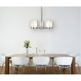 thumbnail image 2 of Westinghouse Lighting  Sylvestre Indoor Chandelier Brushed Nickel 5 5-Light Brushed Nickel, 2 of 2