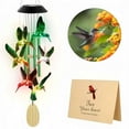thumbnail image 6 of Solar Hummingbird Wind Chimes Decorative Hanging, Outdoor Solar-Powered Wind Chimes, Mother's Day Gifts, Garden, Patio, and Lawn Decorations Gifts, 6 of 7