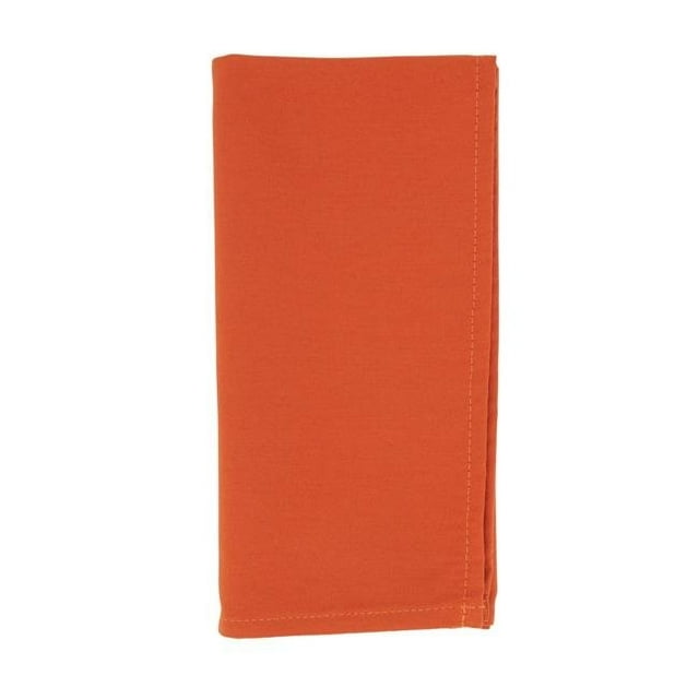 Serviettes de Table Carrées Design Décontracté 20 Po, Rose - Ensemble de 12