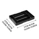 thumbnail image 5 of Caja de almacenamiento de cajones Divisor de cajón ajustable Organizador de plástico expandible de 11-19 pulgadas | Tabique retráctil para cocina, dormitorio, baño, armario, oficina | Transparente, 5 of 5