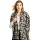 thumbnail image 1 of Para mujer Pashmina chal abrigo para vestir de noche invierno grueso cálido punto bufanda manta frente abierto Poncho capa, 1 of 3