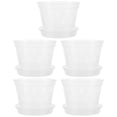 thumbnail image 4 of Mobutofu Clear Nursery Pots 5Set Ideal for Observation of Plant Growth Gardeners, 4 of 8