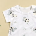 thumbnail image 5 of Baby Boys Girls Romper Floral Daisy Tulle Lace Onesie Bodysuit Summer Clothes 6-12 Months 12-24 Months 2t 3t 4t 5t 6t 7t 8t 9t Children 18-24 Months, 5 of 6