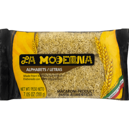 La Moderna Alphabets Pasta, 7.05 OZ - Walmart.com