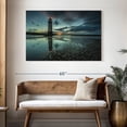 thumbnail image 3 of Elephant Stock Point Of Ayr Lighthouse Wall Art - Horizontal Canvas Wall Art - Living Room Wall Decor - Nautical Canvas - Gray And Blue Decor - 48" x 32", 3 of 8