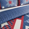 thumbnail image 2 of LHC 66-Q001K 3 Piece All-Season Blanket with Sham Quilt & Bed Set - King Size, 2 of 8