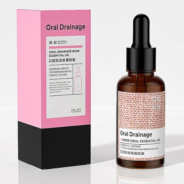 Qingling Coconut Rose Oral Rinse Essential Oil 30ml Oral Care Clean Breath Fresh