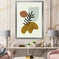 thumbnail image 3 of Designart 'Abstract Shapes With Botanical Minimalist Leaf II' Modern Framed Art Print, 3 of 4