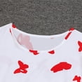 thumbnail image 3 of Vestido HUOGUO casual holgado con estampado de mariposas para mujer, 3 of 5