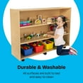 thumbnail image 6 of Bird In Hand 1301523 Childcraft Mobile Open Shelving Unit, Product Height 36 in., 3 Shelves, 6 of 10
