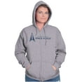 thumbnail image 2 of United States USSF Space Force Logo Unisex Plus Size Zip Hoodie Brisco Brands 4X, 2 of 3