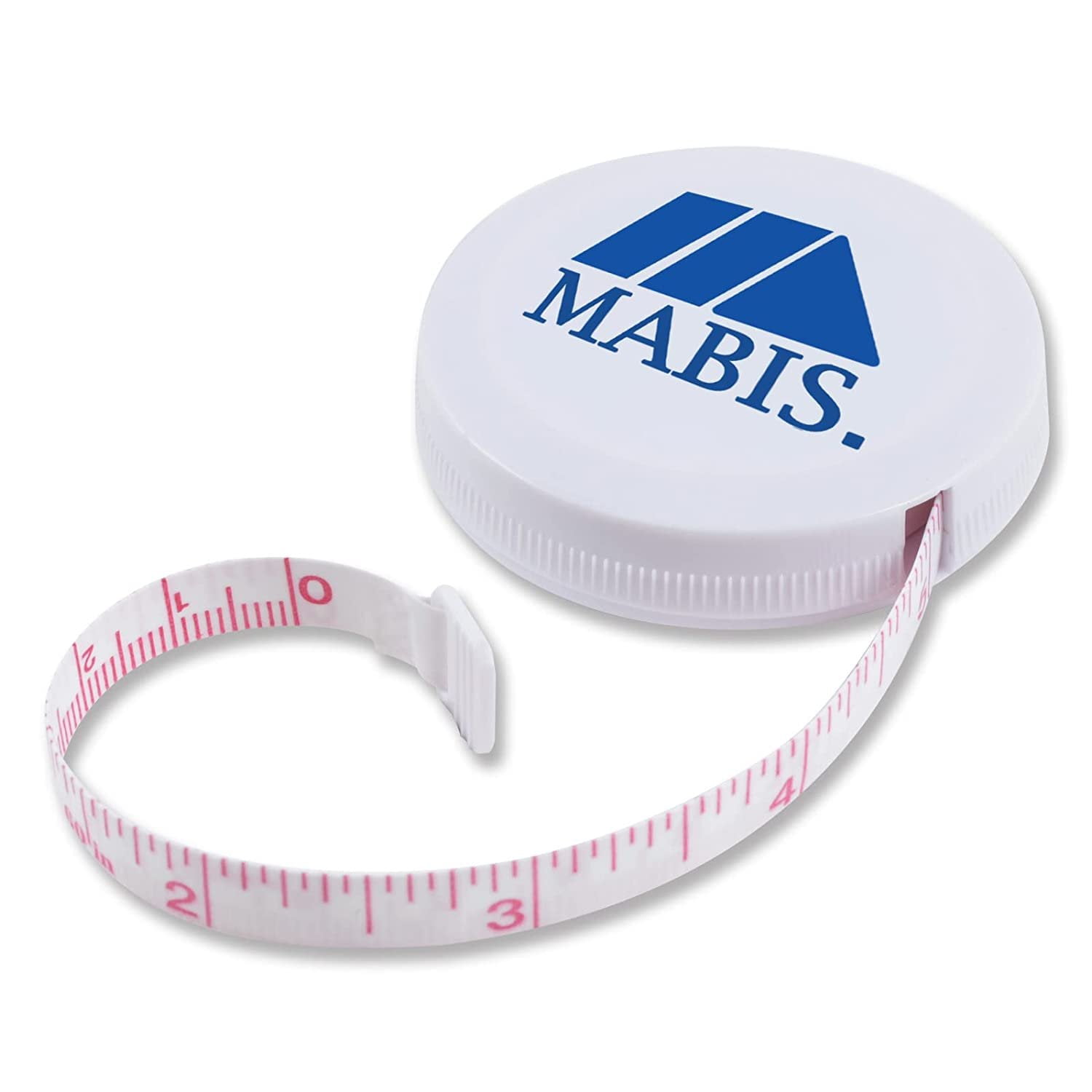 MABIS Tape Measure Measuring Tape for Body, Pocket Size Compact Retractable  Flexible, 60 inches, White 