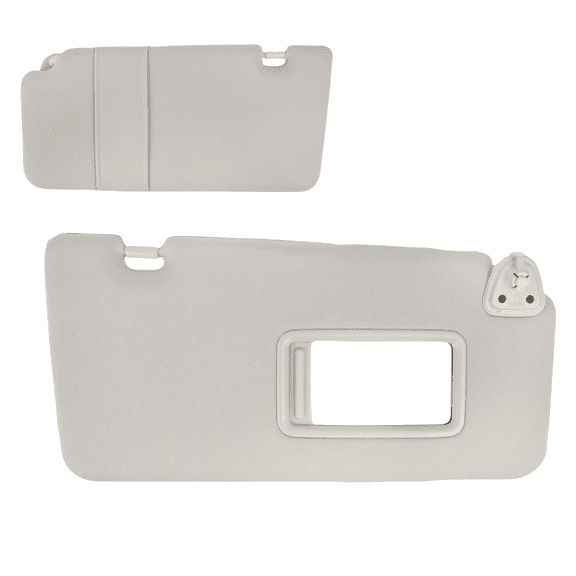 Car Sun Visor Replacement Parts For Nissan Versa 2007-2012,OE:96401-EL31A,Left Driver Side Right Passenger Side Sun Visor-grey-Right