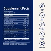 Trace Minerals ConcenTrace Trace Minerals Tablets - Daily Supplement for Overall Wellness - Natural Energy, Bone Strength, Healthy Connective Tissue & Immune System Support - 300 Count (100 Servings)