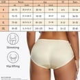 thumbnail image 6 of Women Hip Padded Enhancer Panties Lace Breathable Underwear Shapewear Panty Seamless Slim Push Up Briefs, 6 of 6