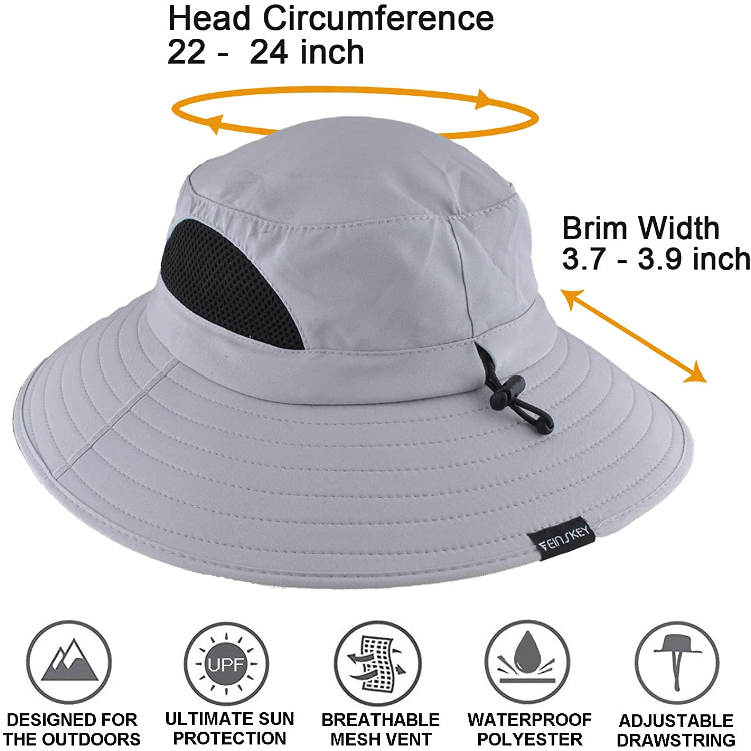 Unisex Wide Brim Sun Hat Summer UV 