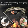 thumbnail image 4 of Survival Fire Starter Clwryviduu con varilla de hierro y paracord, 4 of 7