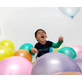 thumbnail image 5 of Juego de globos de arco iris de 12 pulgadas, 30 piezas surtidas de 9 colores brillantes, globo de látex perlado fuerte, para helio o aire oso de fresa  Hogar, 5 of 5