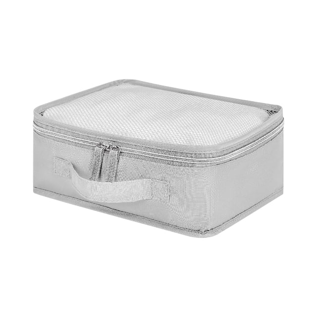 Bolsa de Almacenamiento Portátil de Tela Oxford con Malla Transpirable, Revestimiento Impermeable, Diseño de Mano para Viajes o Viajes de Negocios, Opciones de Tamaño S/M.