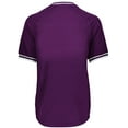 thumbnail image 2 of Holloway Sportswear L Retro V-Neck Baseball Jersey Maroon/White 221021, 2 of 5