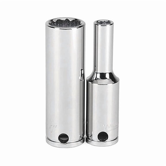 Williams 3/8" Drive, 1" SAE Socket, 12 Points, Deep ,1,3/8" Dr. JHW31432-TH
