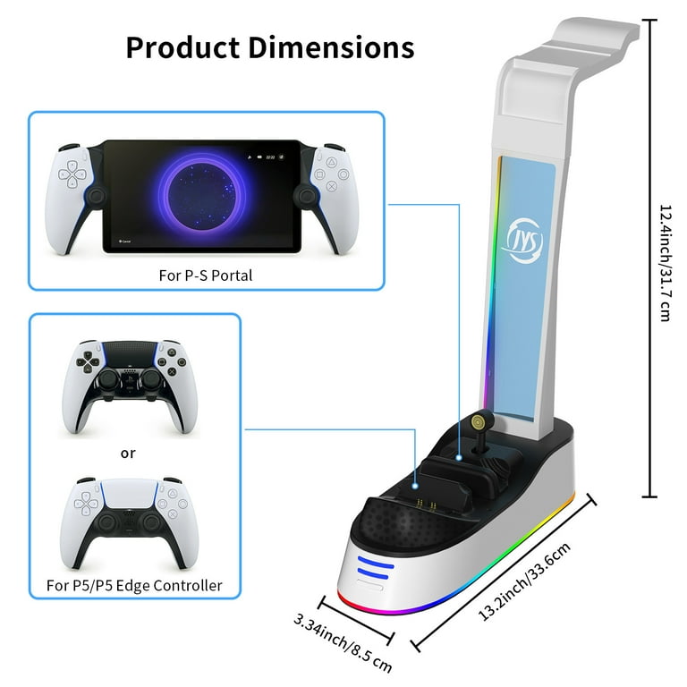 Station De Charge Type-C Pour Sony PlayStation Portal (PS5) – Neuf – Noir