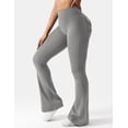thumbnail image 4 of Leggins YEOREO Brittany Flare con bolsillos para mujer, color gris claro, XL, 4 of 5