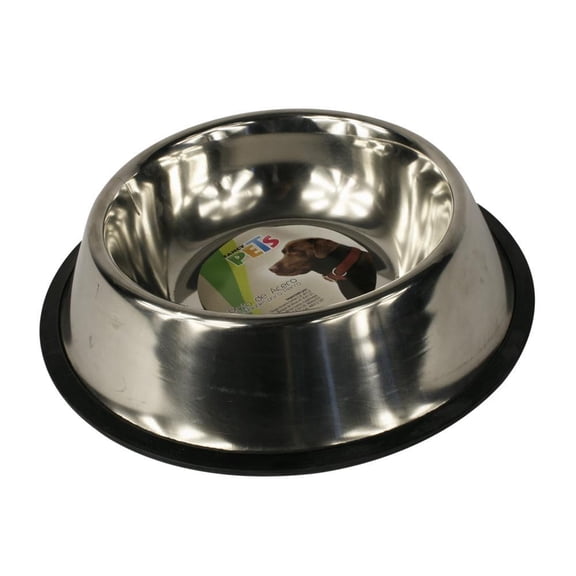 Plato para perro Fancy Pets acero inoxidable 32 Oz