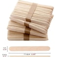 thumbnail image 3 of Set Of 100 Wooden Ice Cream Sticks For Creative Hobbies (primary Wood), 3 of 5