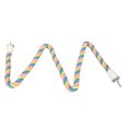 thumbnail image 1 of Bird Rope Perch, Built In Wire Bendable Bird Swing Perch Toy Comfortable Grip  Cotton Rope Perch Easy To Use Climbing Bird Rope Toy For Cockatiels, 1 of 8
