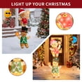 thumbnail image 4 of DEORAB 48IN Tall Outdoor Light-up Gingerbread Man Decorations Christmas Indoor Lighted Lawn Patio Porch Garden Xmas Holiday Decor，50LED Lights, 4 of 6