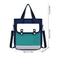 thumbnail image 3 of Student Handheld Tutorial Bag Large Capacity Makeup Bag Children Crossbody Book Bag Art Homework Storage Bag, 3 of 6