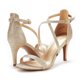 thumbnail image 2 of Sandalia DREAM PAIRS Dolce Dorado con Brillo y Tacón de Aguja 7, 2 of 7