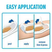 Nexcare Waterproof Assorted Bandages, Clear, 100ct