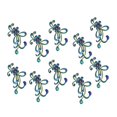 thumbnail image 4 of 2 piezas de encanto de conector de collar con colgante de cloisonné para de novia chino, accesorios para la cabeza, hallazgos de joyerí flor azul Baoblaze Joyería de cloisonné para la mujer, 4 of 8