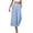 Light Blue, variant on Aihuaihua Palazzo Pants for Women Casual Summer Wide Leg Cropped Pants Culottes Gaucho Beach Vacation Outfits Grey S