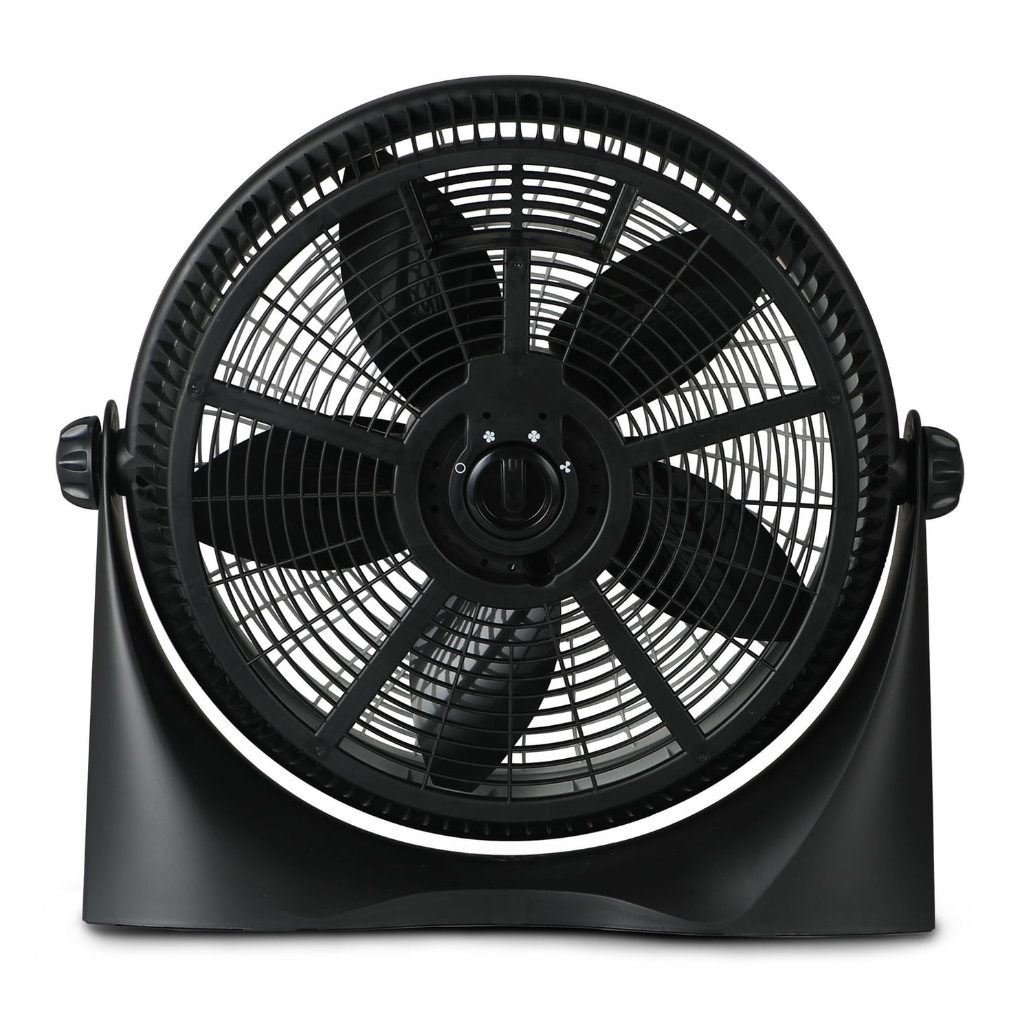 BLACK+DECKER BFF16B 16-In. 3-Speed Portable Floor Fan with Adjustable Tilt, Black
