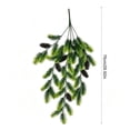 thumbnail image 4 of Tyidzon 2Pcs Artificial Christmas Swags 30in Bendable Realistic Teardrop Pine Needle Branches for Front Door Wall Home Decor, 4 of 8