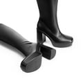 thumbnail image 3 of Dream Pairs Women's Platform Knee High Boots Chunky Block Heel Side Zipper Cute Gogo Boots, 3 of 7