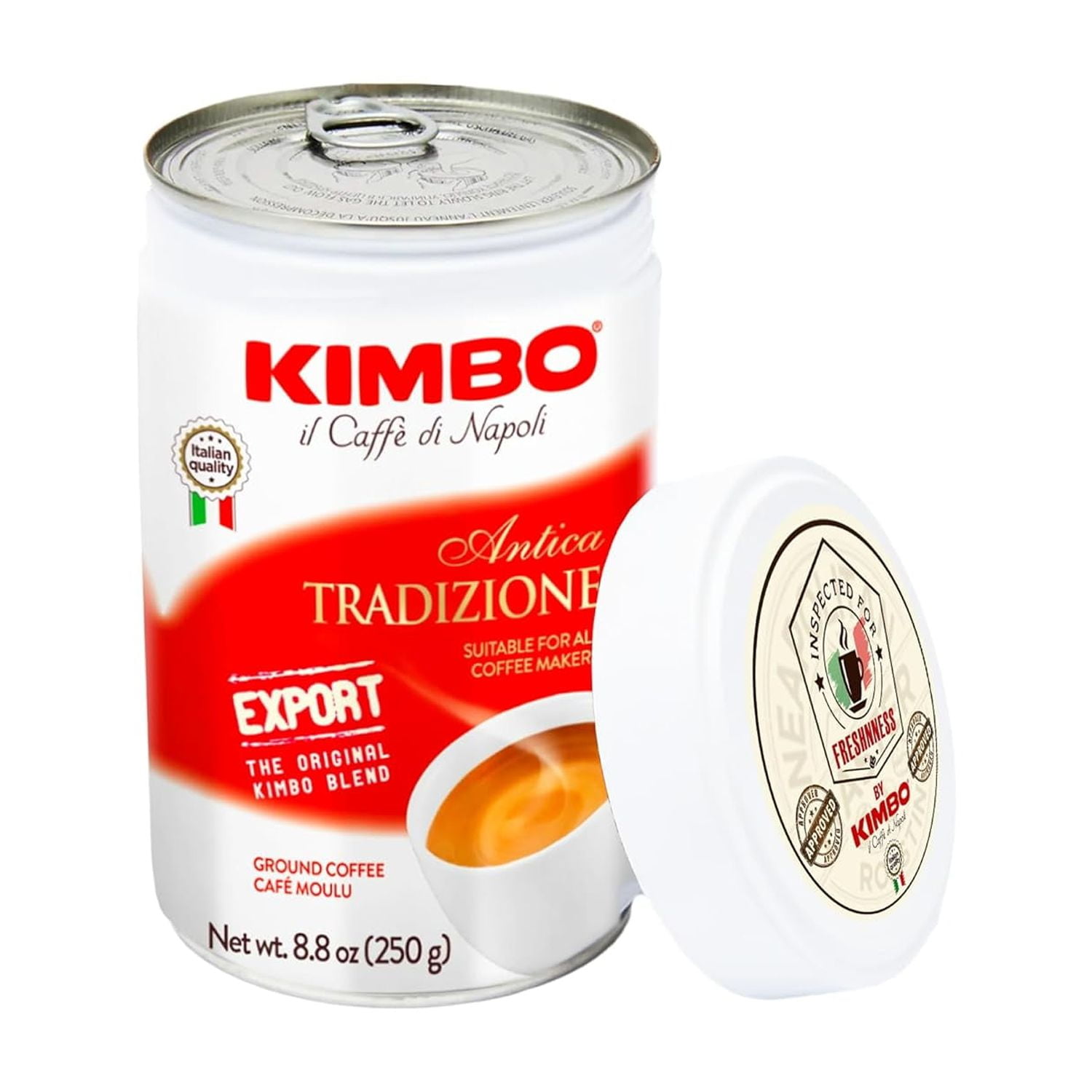 Kimbo Antica Tradizione Ground Coffee, 8.8oz Pack of 6