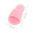 thumbnail image 2 of BESTYASH 2Ud Cepillo Para Pies En Ducha De Silicona Con Masaje Y Suela Color Rosa, 2 of 6